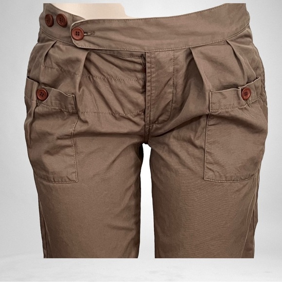 See By Chloe khaki Shorts SZ 4 - Picture 2 of 10